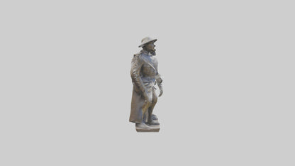 Soldiers of Freedom Statue model 3D model
