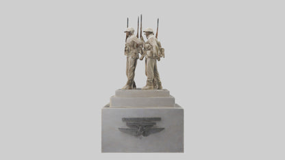 Soldiers of Freedom Statue model 3D model
