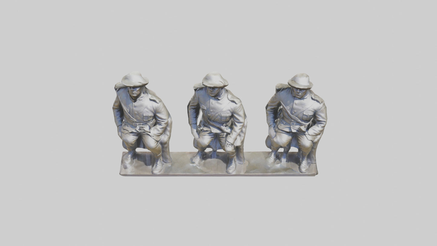 Soldiers of Freedom Statue model 3D model