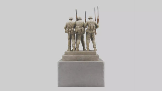 Soldiers of Freedom Statue model 3D model