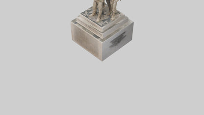 Soldiers of Freedom Statue model 3D model