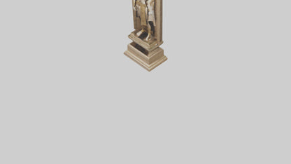 Solomon Temple statue model 3D model