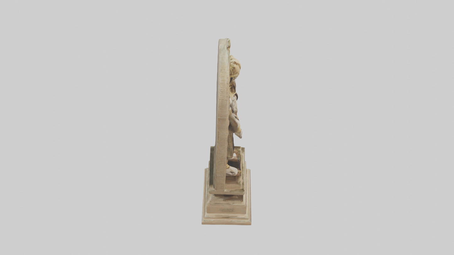 Solomon Temple statue model 3D model