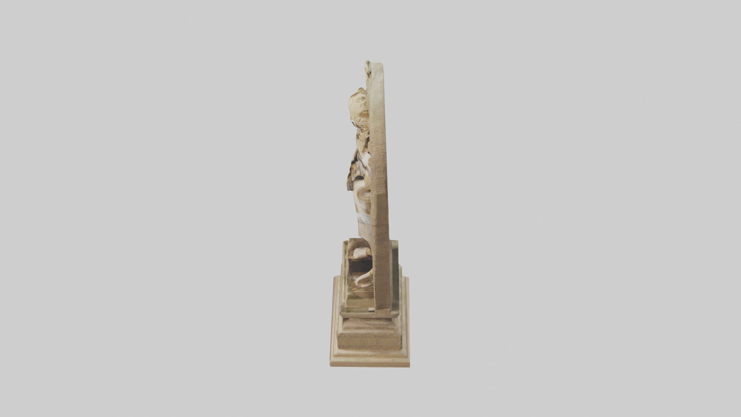 Solomon Temple statue model 3D model