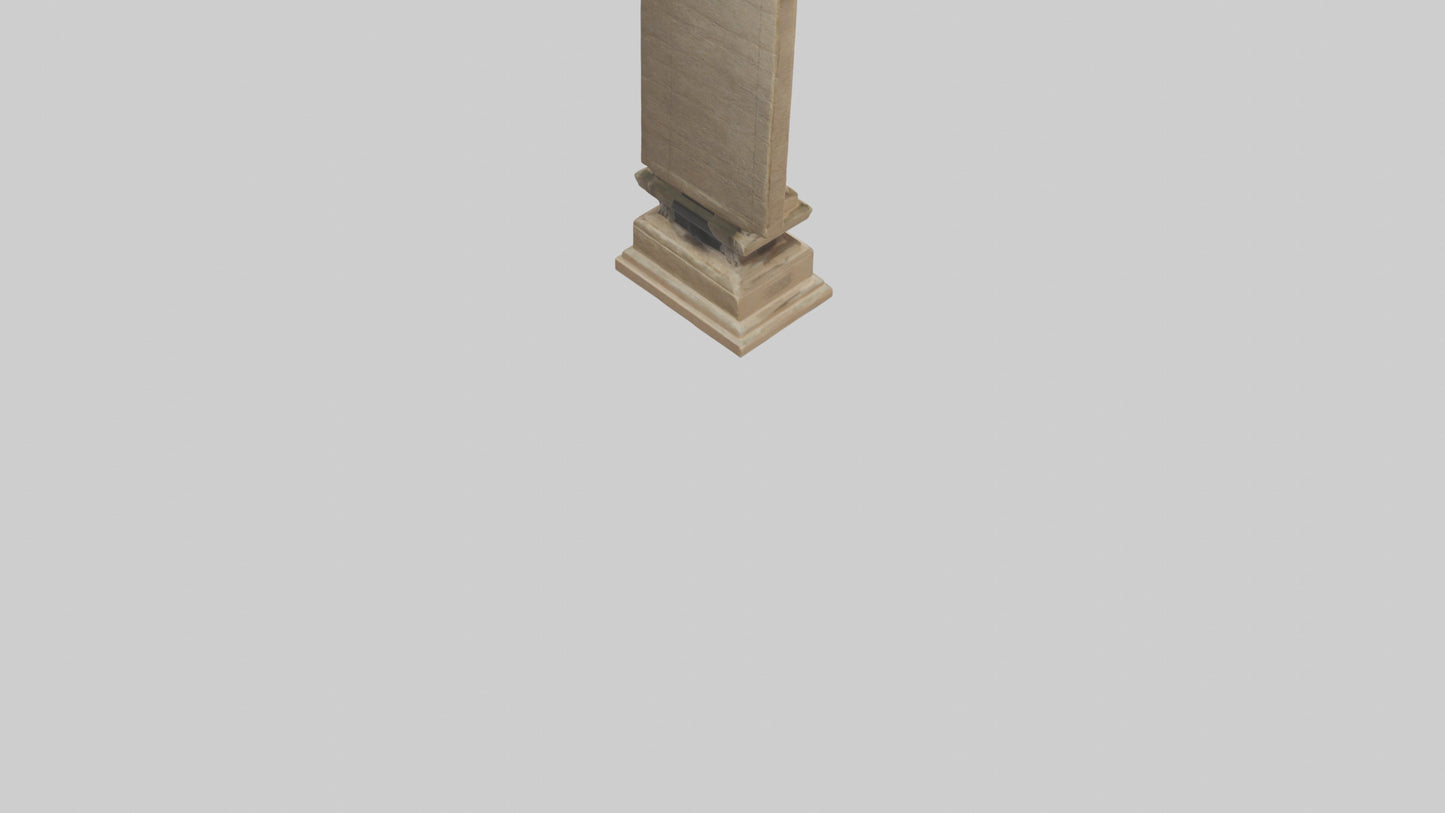 Solomon Temple statue model 3D model