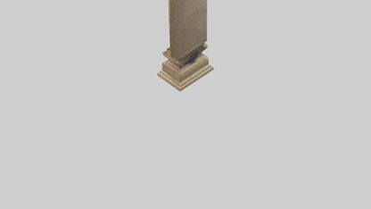 Solomon Temple statue model 3D model