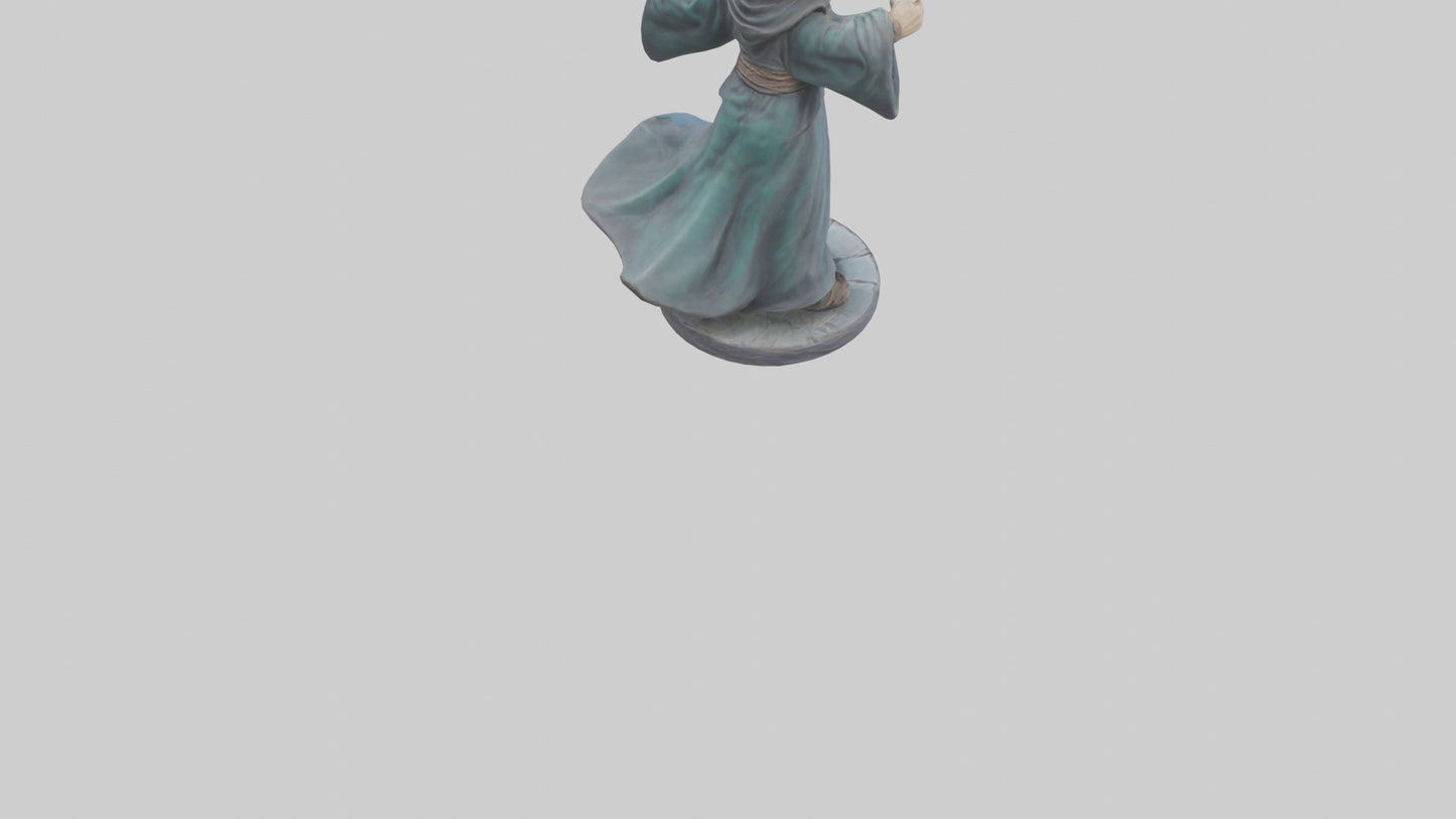 Sorcerers Apprentice statue model 3D model
