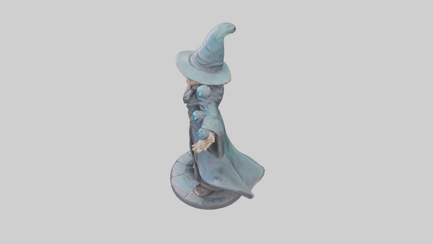 Sorcerers Apprentice statue model 3D model
