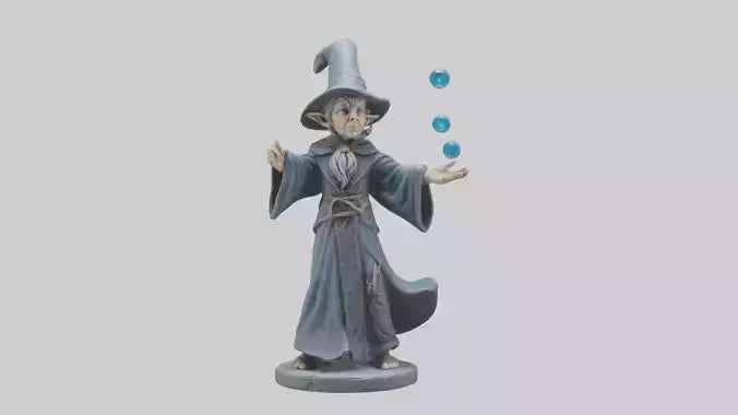 Sorcerers Apprentice statue model 3D model