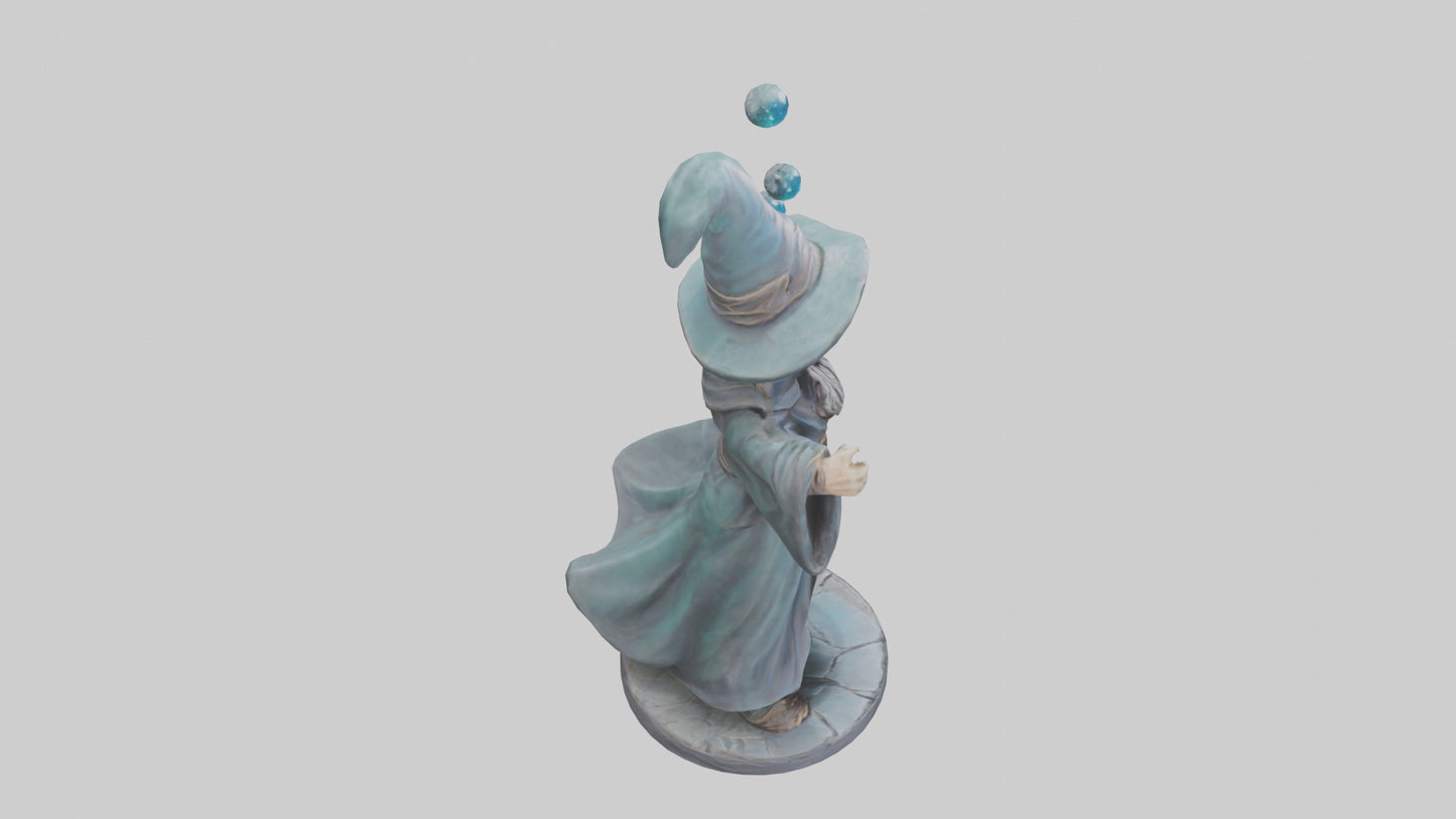 Sorcerers Apprentice statue model 3D model