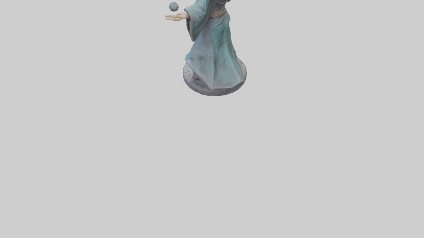 Sorcerers Apprentice statue model 3D model