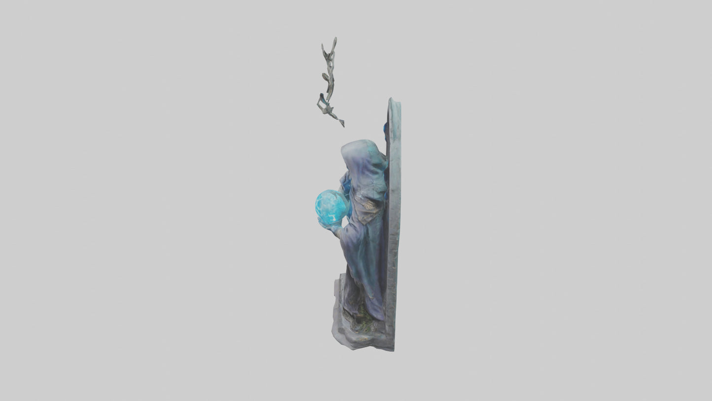 Sorcerers Vision statue model 3D model
