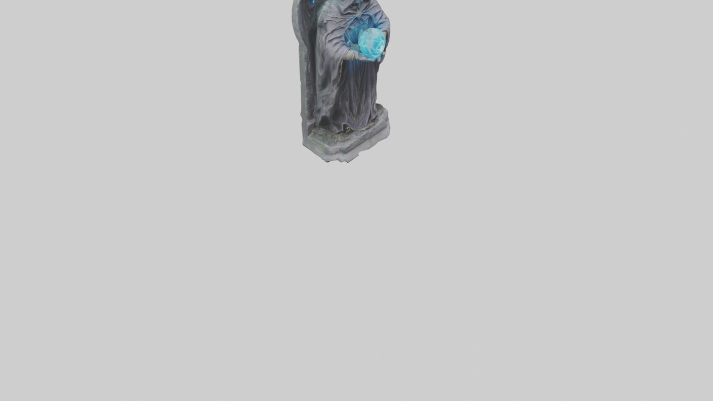 Sorcerers Vision statue model 3D model