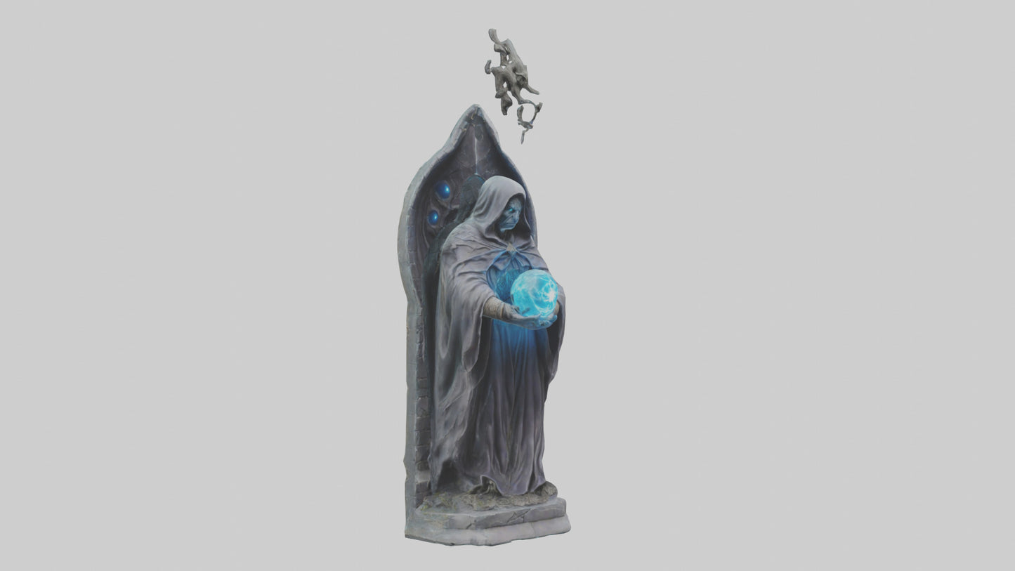 Sorcerers Vision statue model 3D model