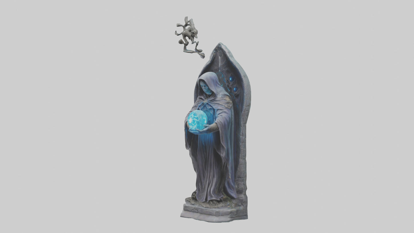 Sorcerers Vision statue model 3D model