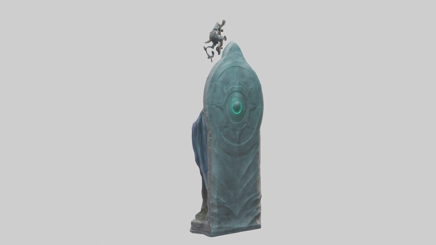 Sorcerers Vision statue model 3D model