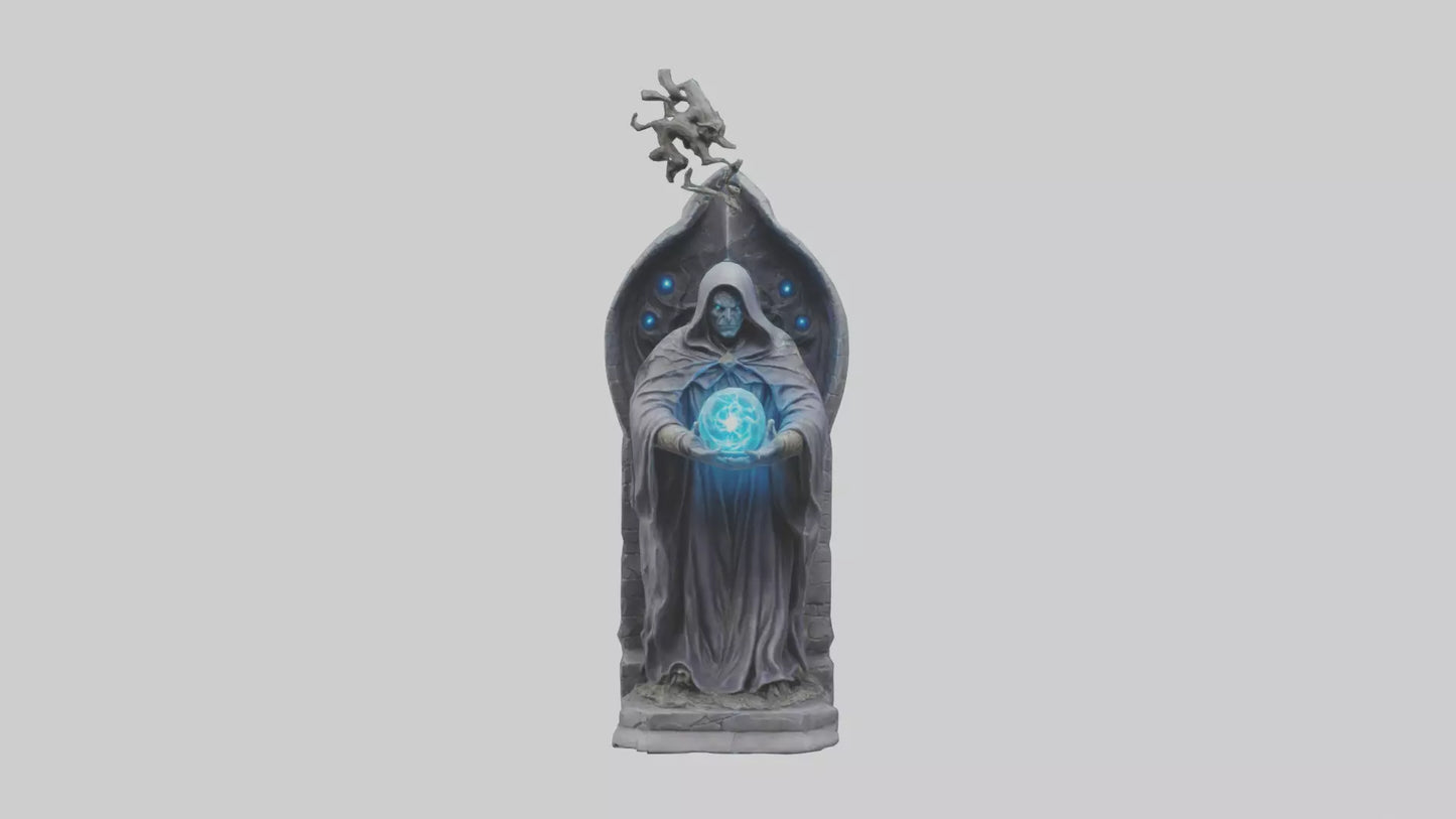 Sorcerers Vision statue model 3D model