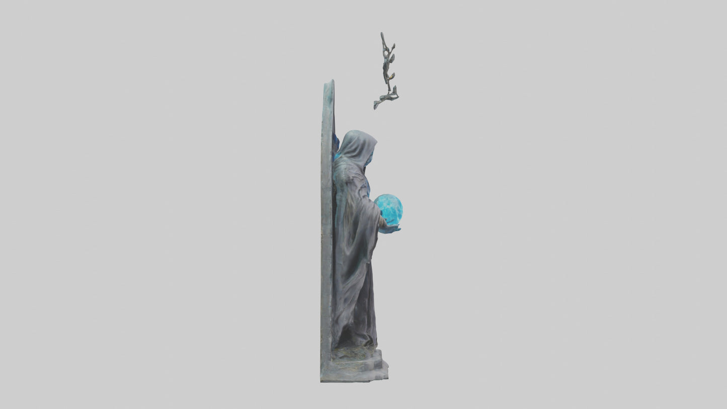 Sorcerers Vision statue model 3D model