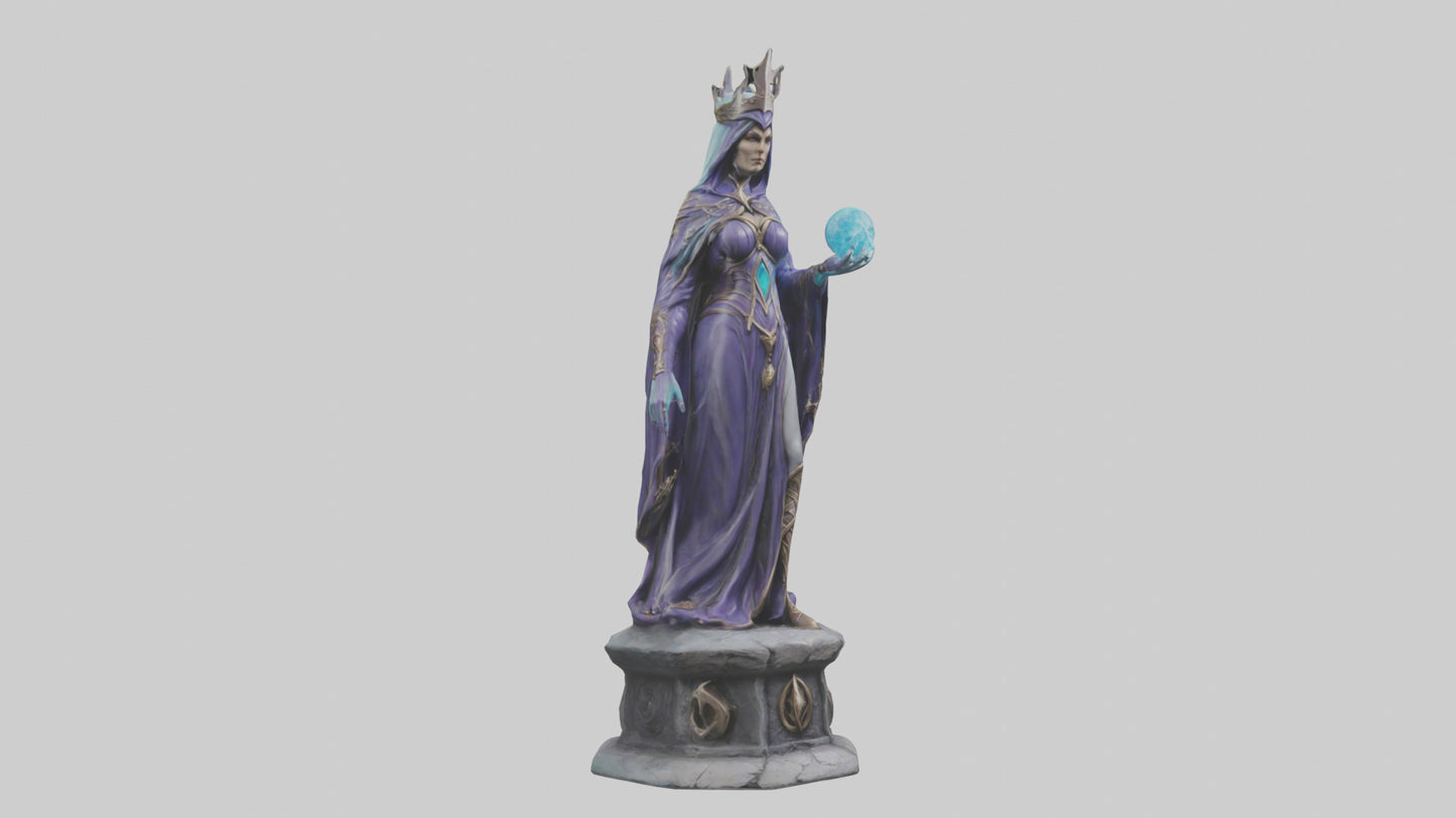 Sorceress Queen statue model 3D model