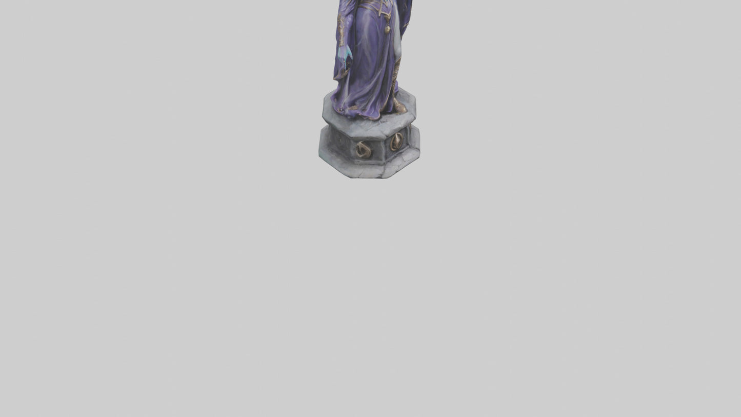 Sorceress Queen statue model 3D model