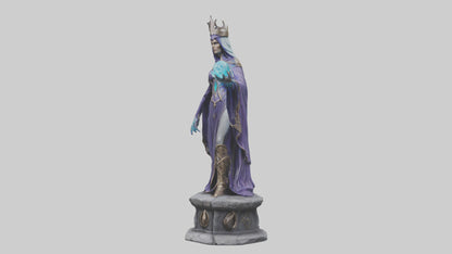 Sorceress Queen statue model 3D model