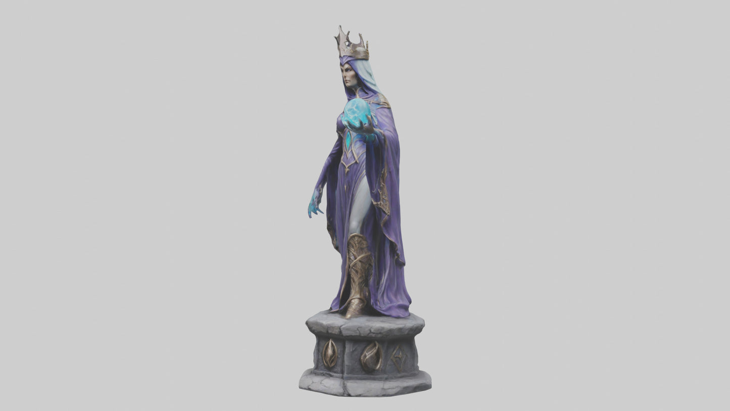 Sorceress Queen statue model 3D model