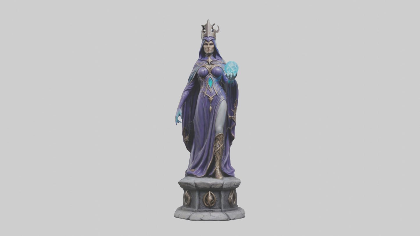 Sorceress Queen statue model 3D model