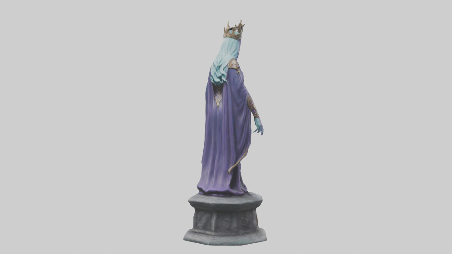 Sorceress Queen statue model 3D model