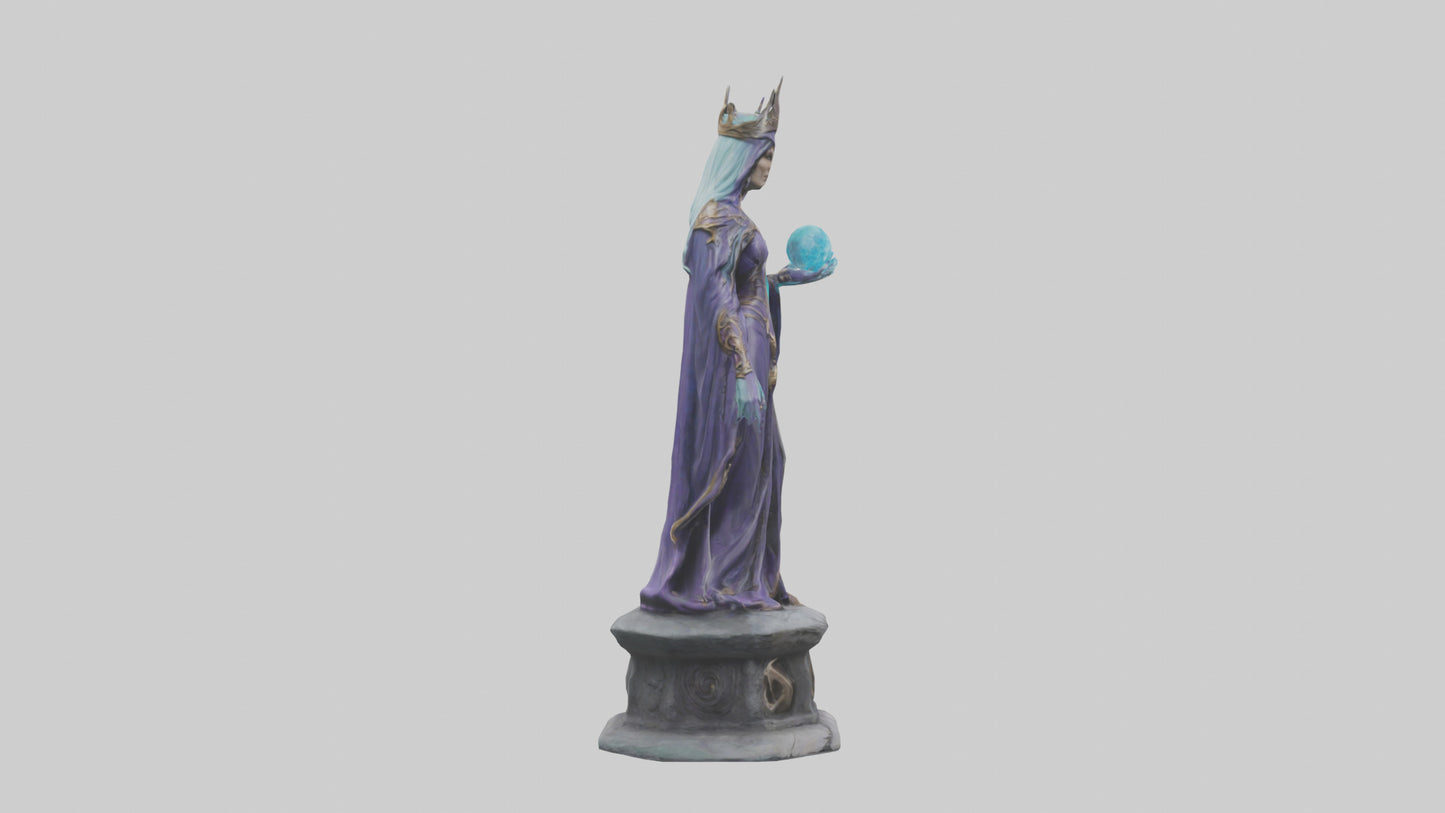 Sorceress Queen statue model 3D model