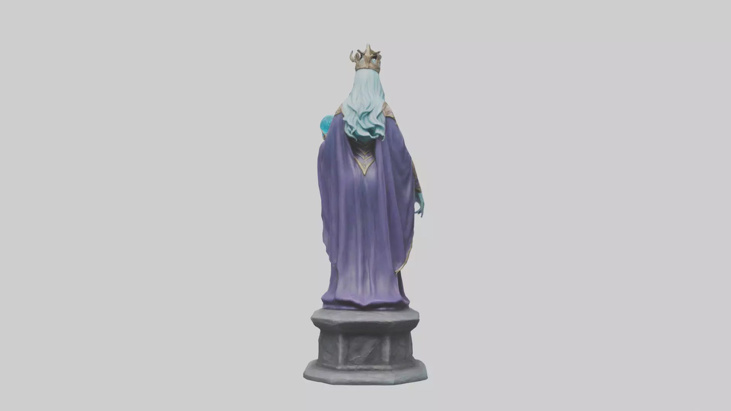 Sorceress Queen statue model 3D model