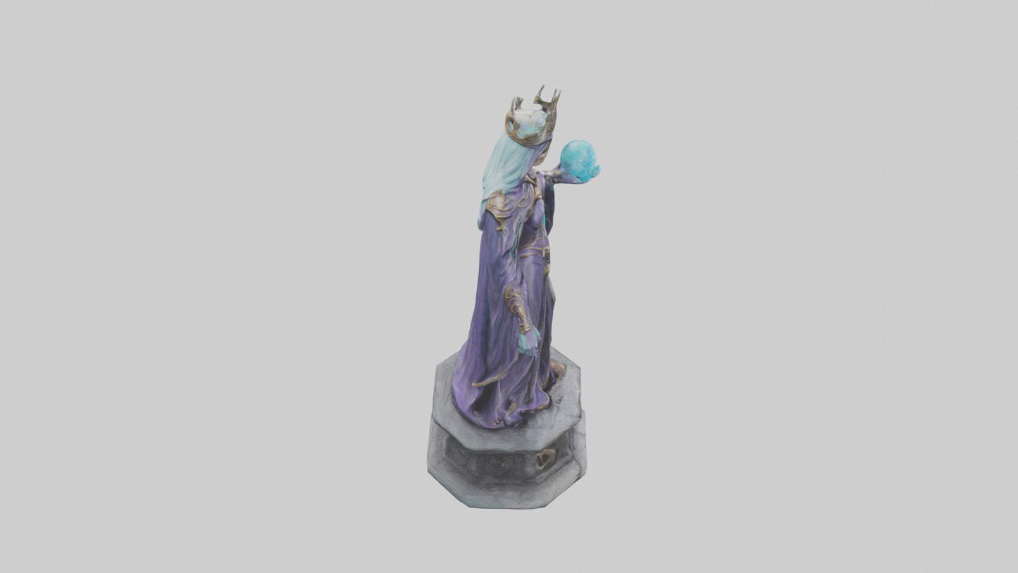 Sorceress Queen statue model 3D model