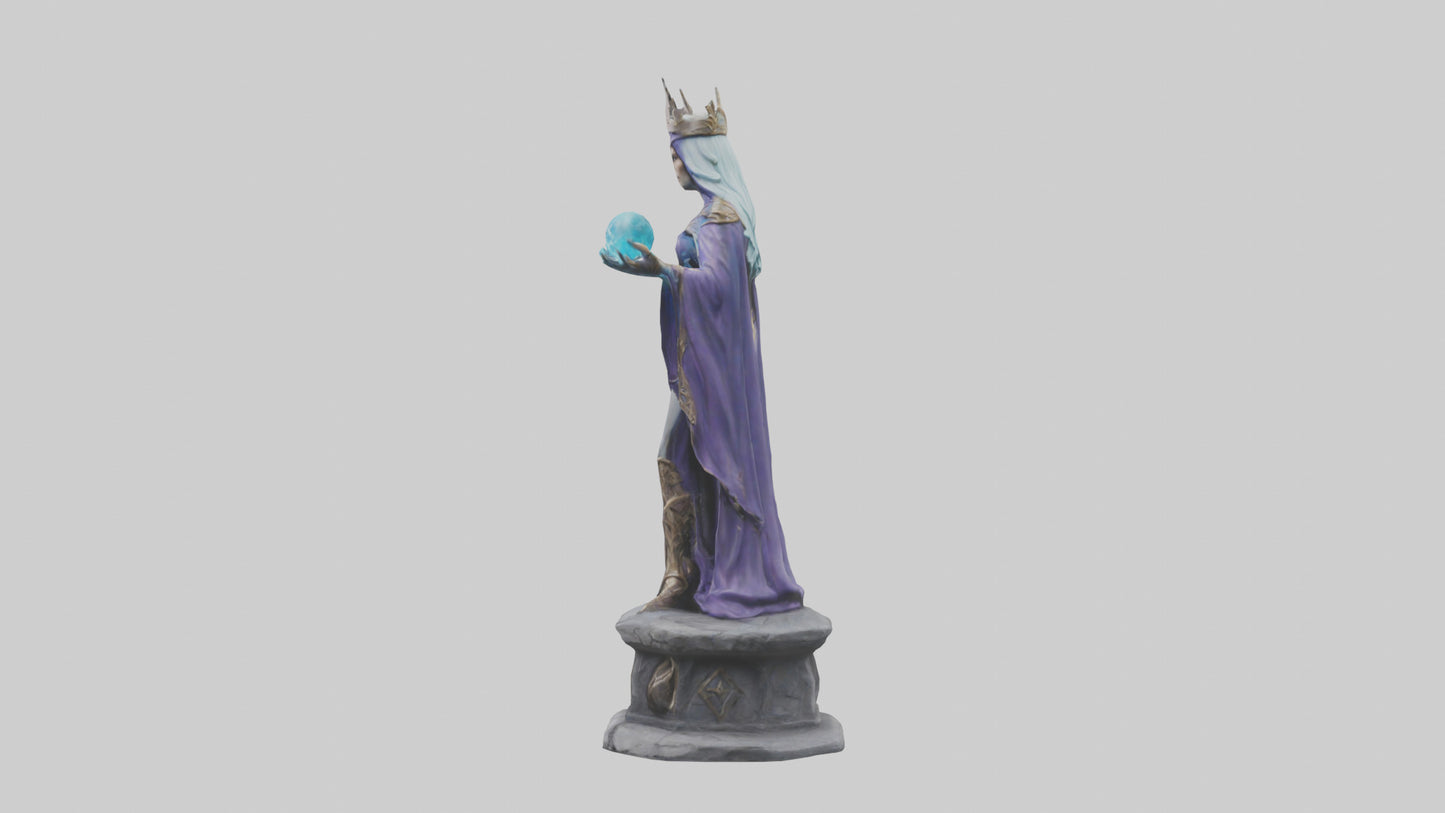 Sorceress Queen statue model 3D model