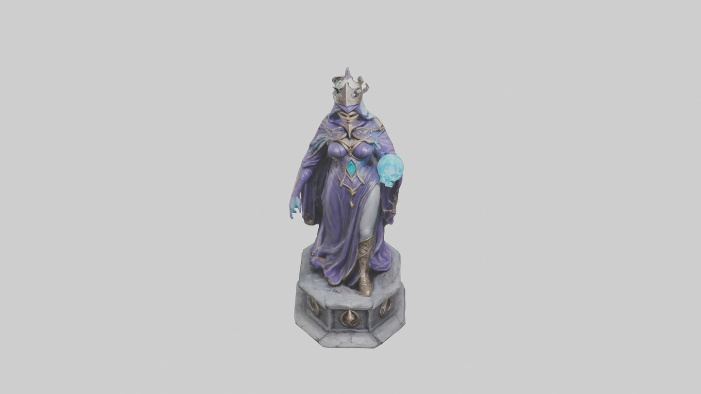 Sorceress Queen statue model 3D model