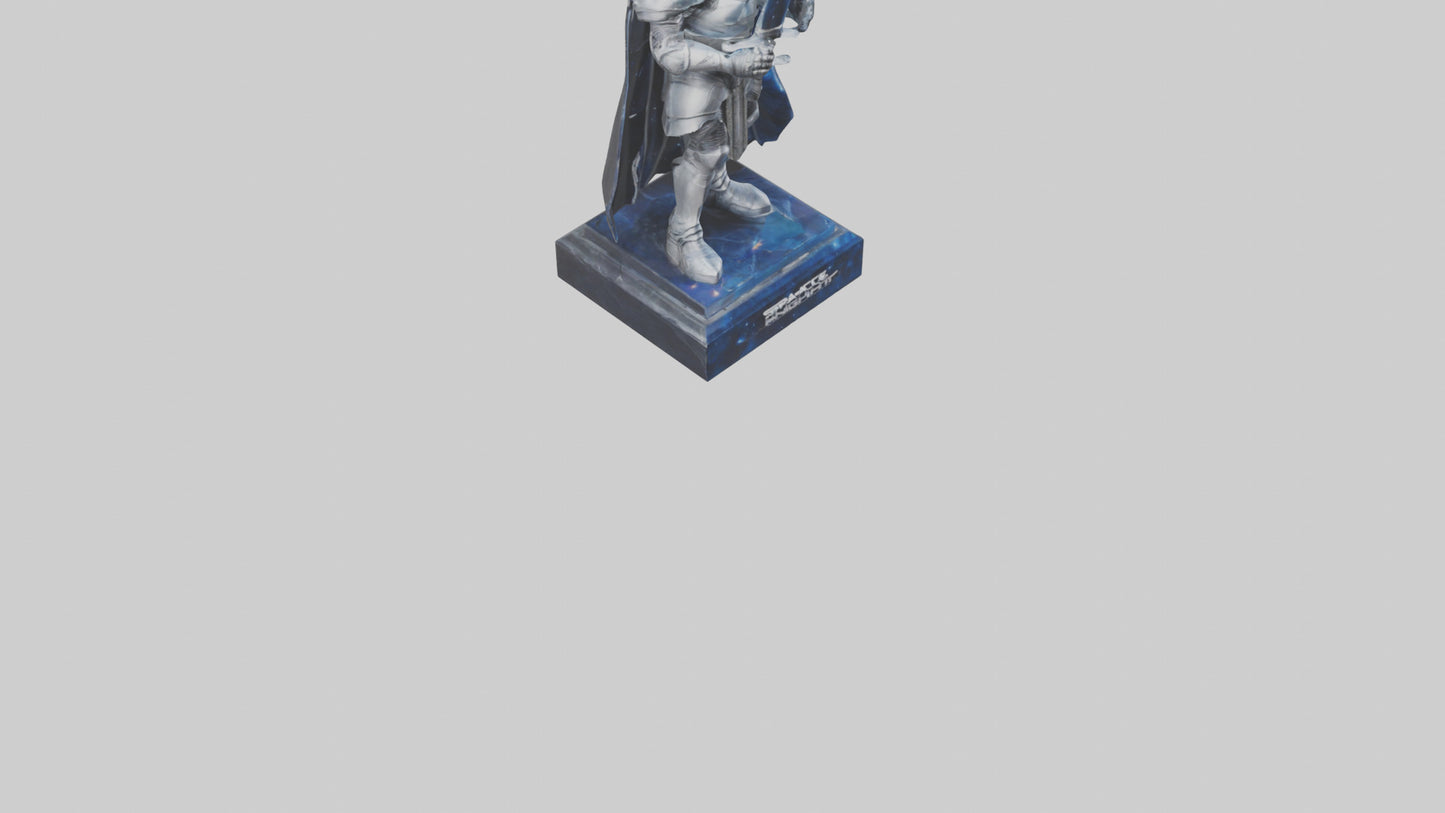 Space Knight statue model 3D model