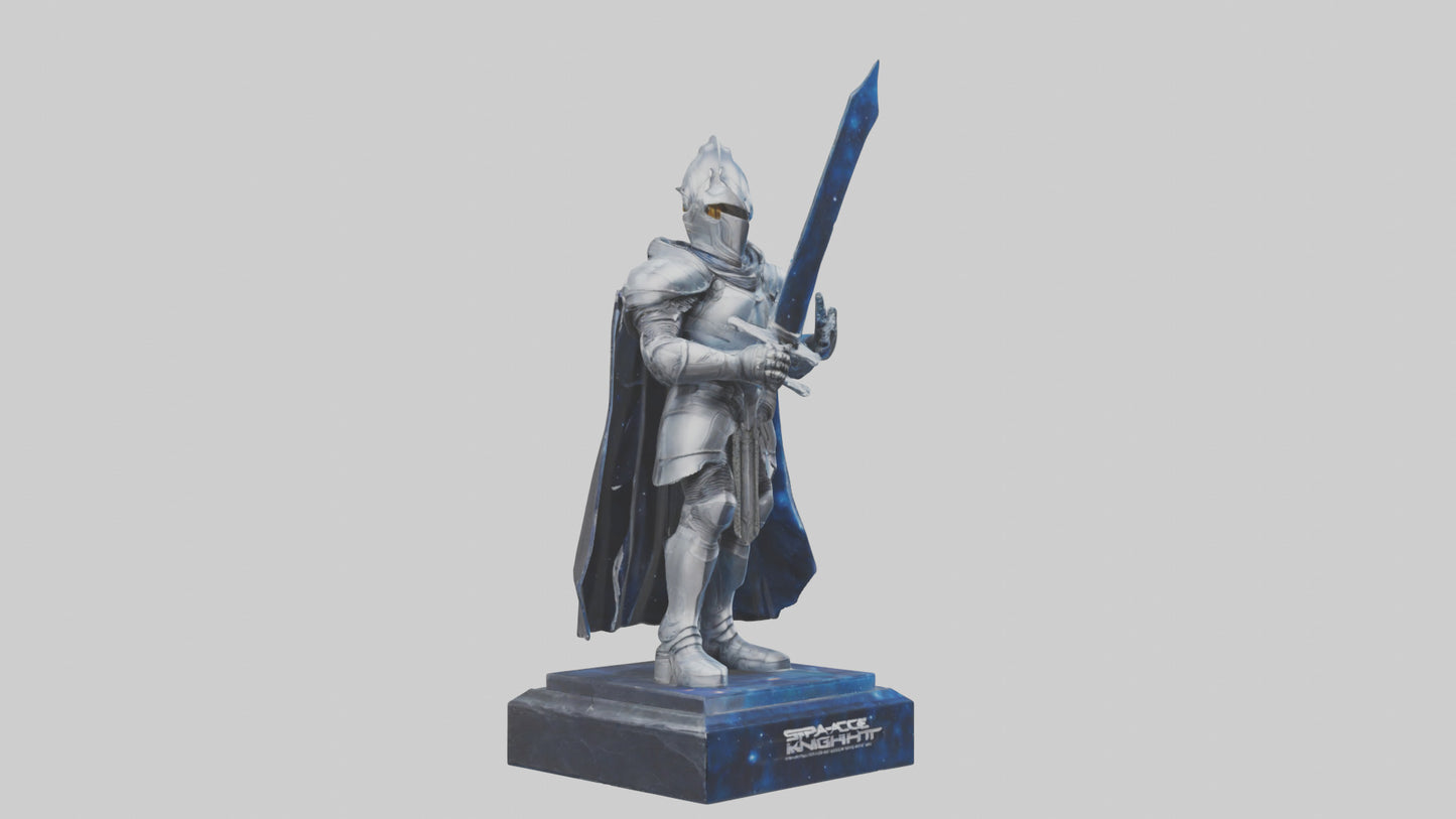 Space Knight statue model 3D model