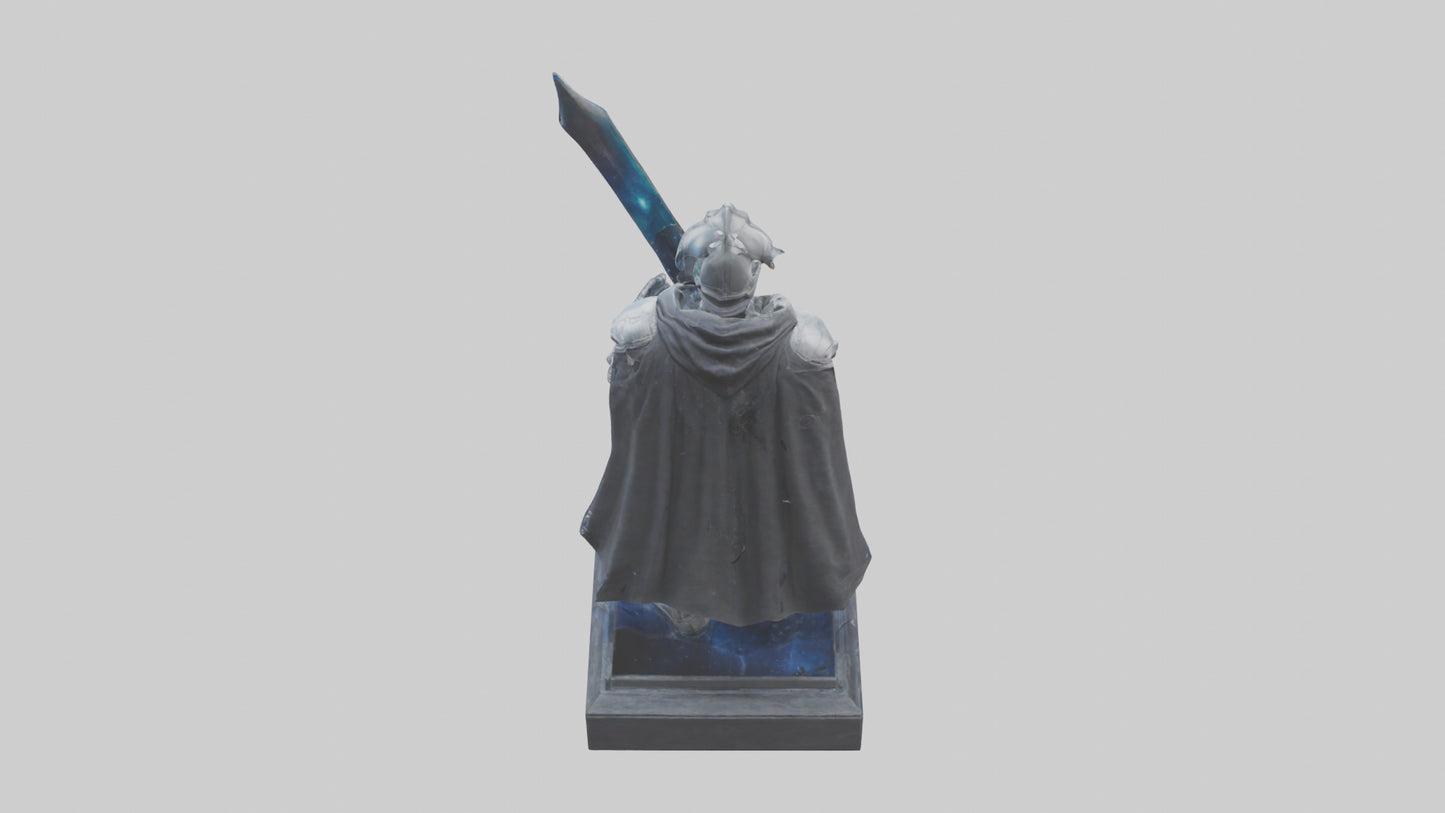 Space Knight statue model 3D model