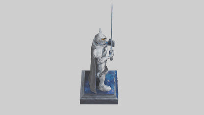 Space Knight statue model 3D model