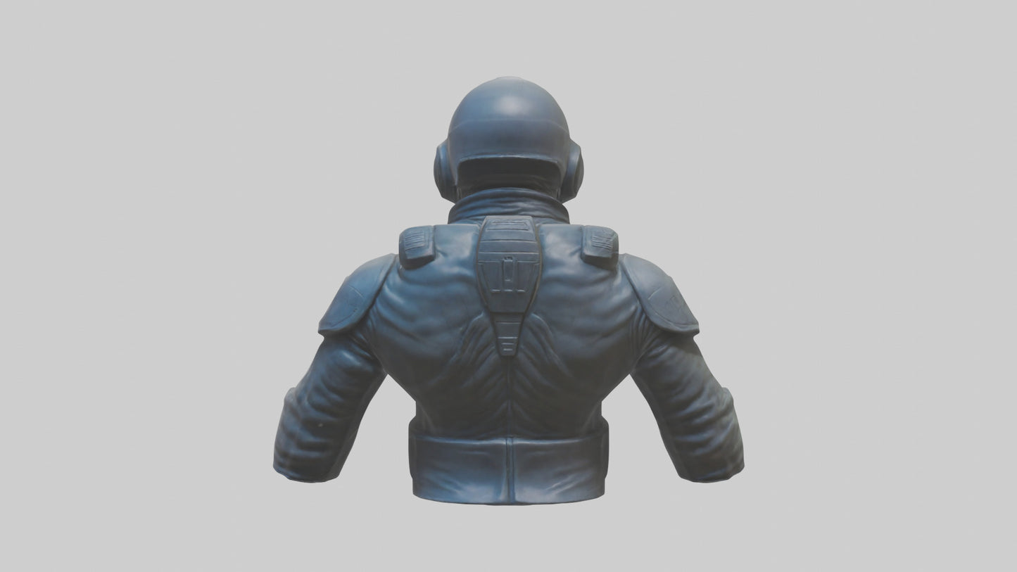 Space Knight statue model 3D model