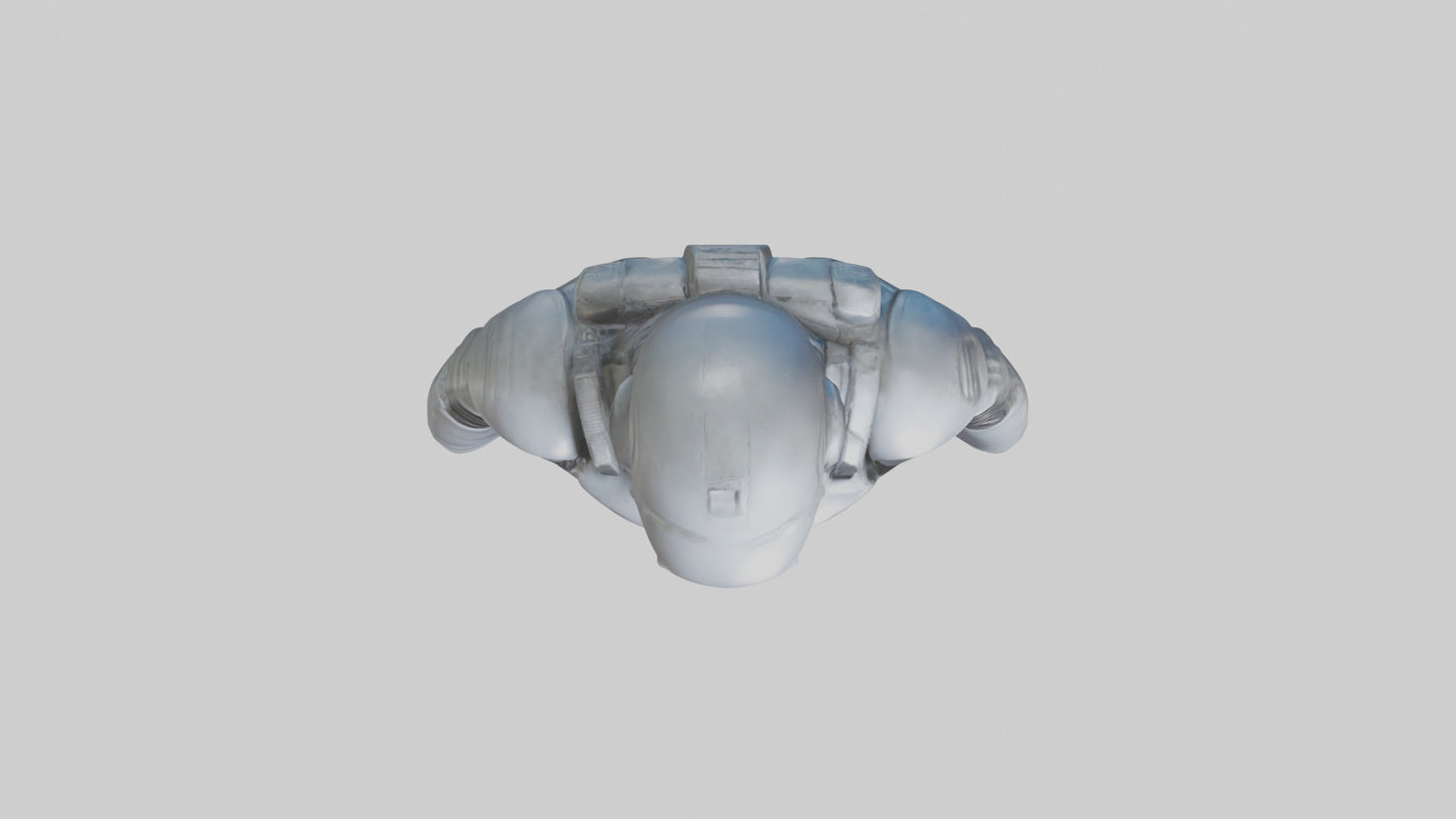 Space Knight statue model 3D model