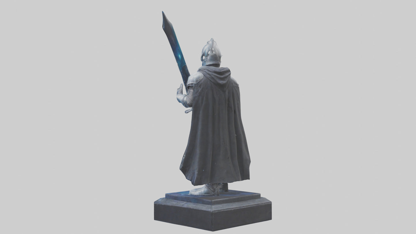 Space Knight statue model 3D model
