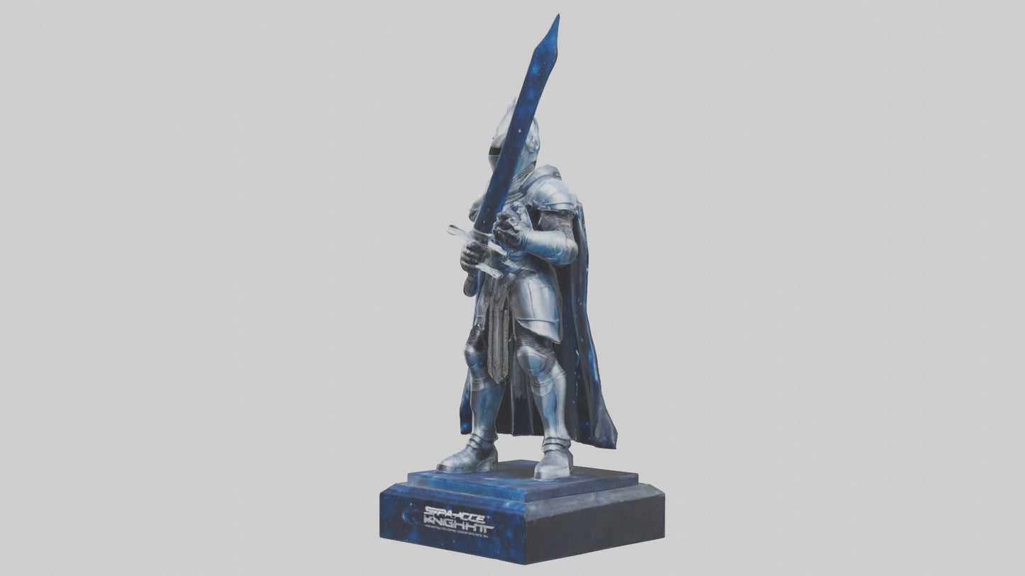 Space Knight statue model 3D model