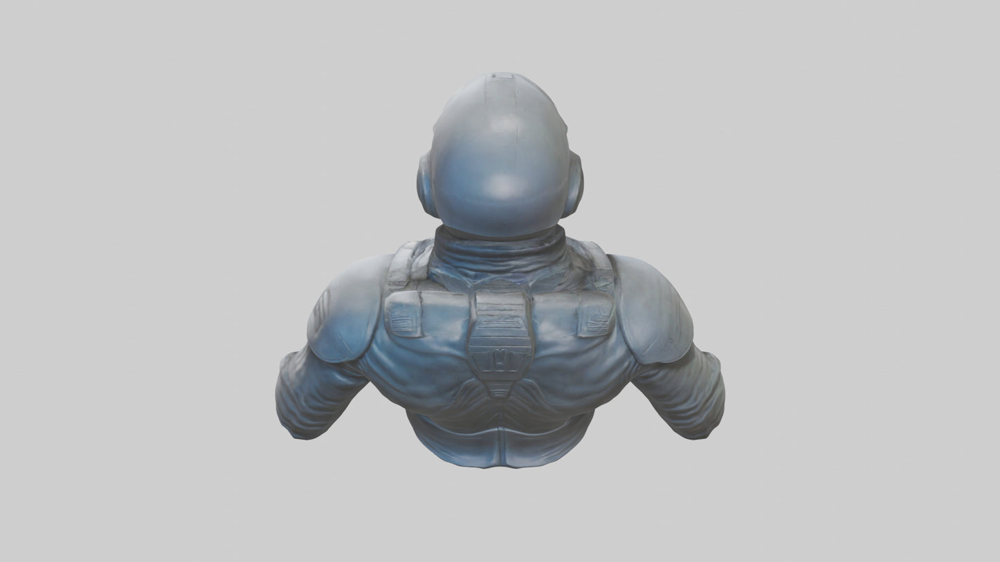 Space Knight statue model 3D model