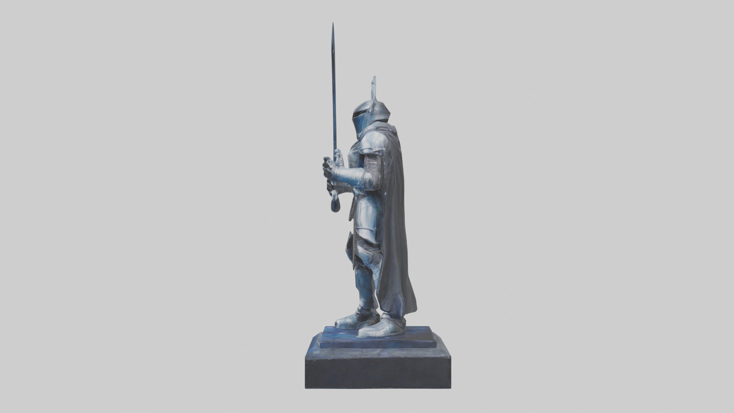 Space Knight statue model 3D model