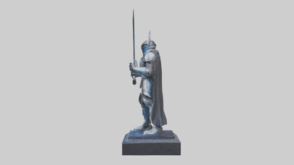 Space Knight statue model 3D model
