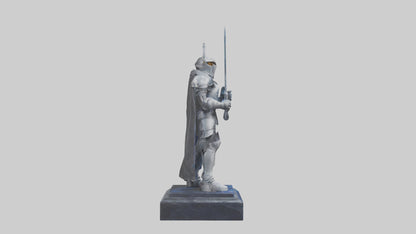 Space Knight statue model 3D model