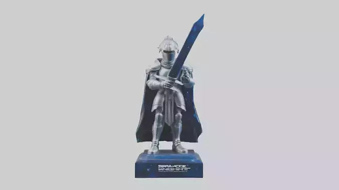Space Knight statue model 3D model