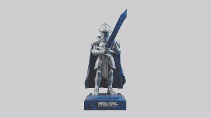 Space Knight statue model 3D model
