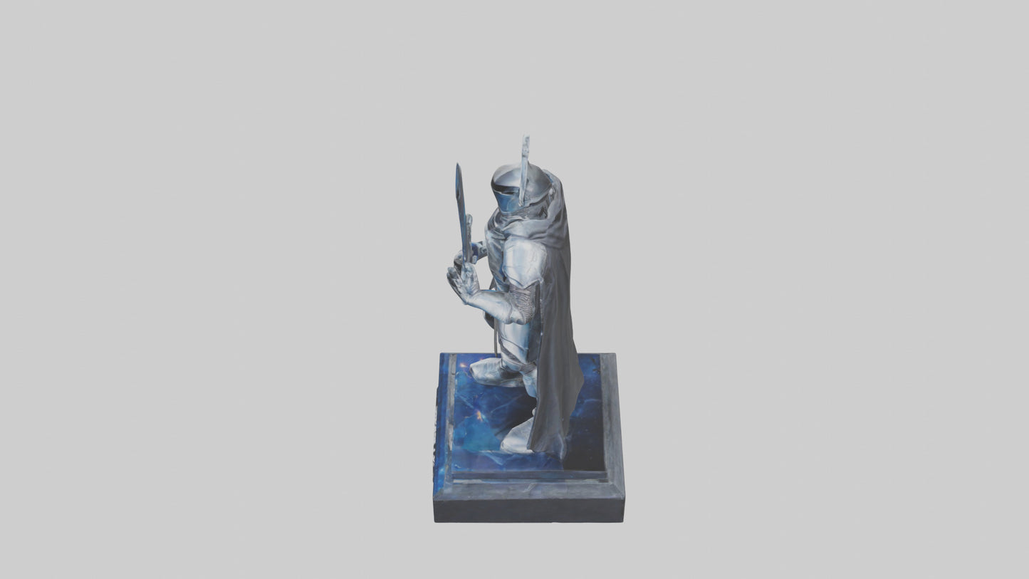 Space Knight statue model 3D model