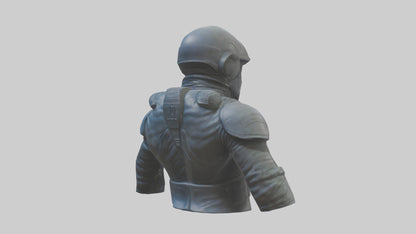 Space Knight statue model 3D model