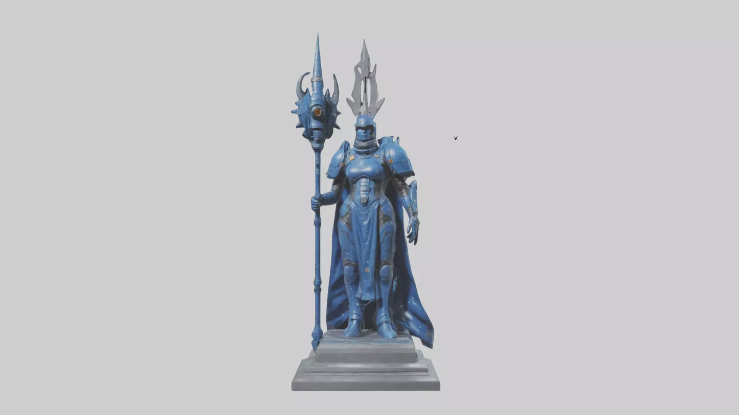 Space Warden statue model 3D model